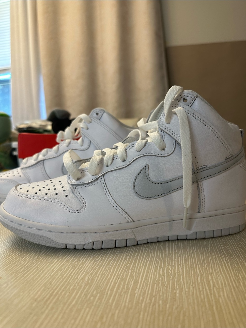 Nike Dunk High SP White/Pure Platinum - Picture 3 of 7